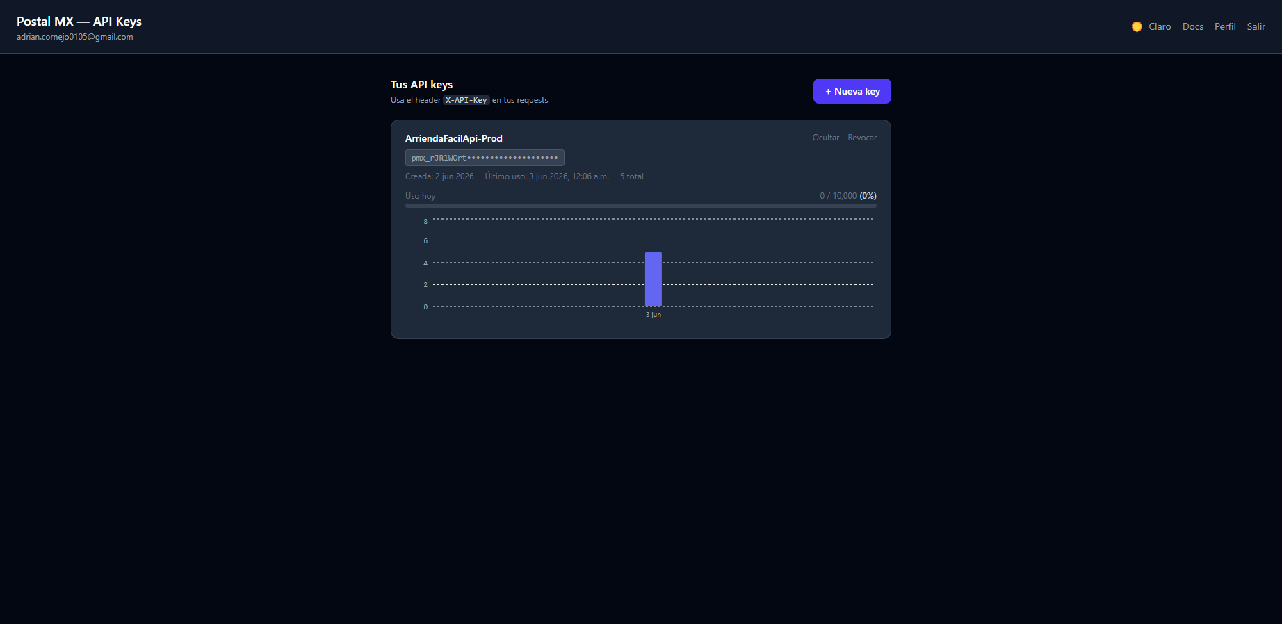 Postal MX API